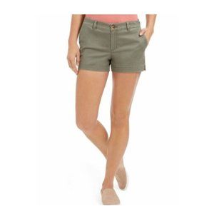 Style & Co Women's Chino Shorts-Drab Green